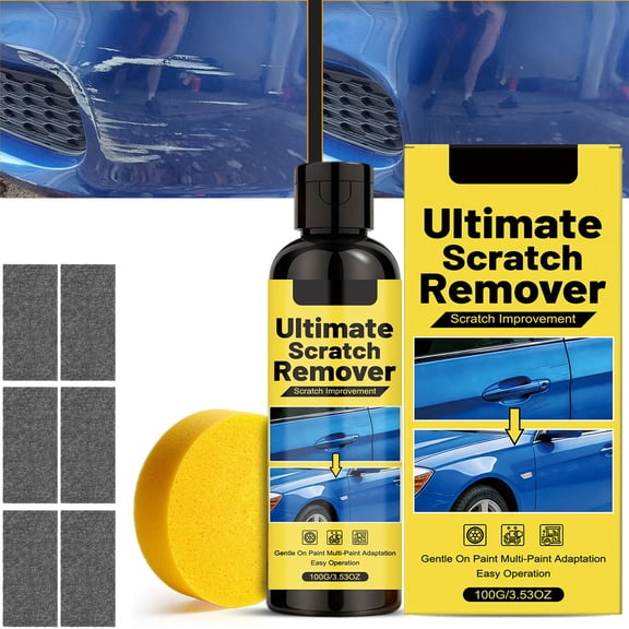 2026 NanoPolix Scratch Remover,100g NanoPolix Ultimate Scratch Remover,The Magic 60-Second Fix for All Car Scratches,Quick Repair Scratches and Restore Shine, All Paint Colors Polishing Kit