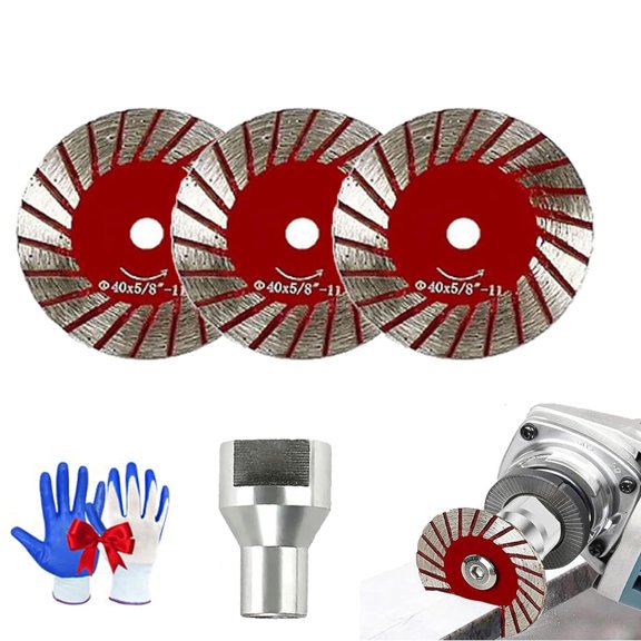 2026 New 1.57" Diamond Saw Blades Set, Precision Stone Cutting Made Easy, 40mm Multi-Functional Professional Mini Diamond Cutting Blade Set, Mini Diamond Blade for Grinder