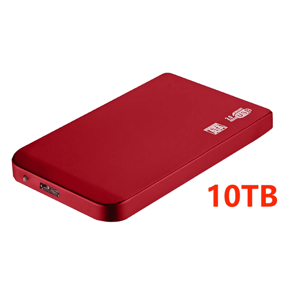 2026 New 10TB Portable Mobile External Usb Hard Drive, Slim Hard Disk Memory Expansion Device Usb 3.0, Suitable For Storage And Backup Work Pc, And Laptop Computers