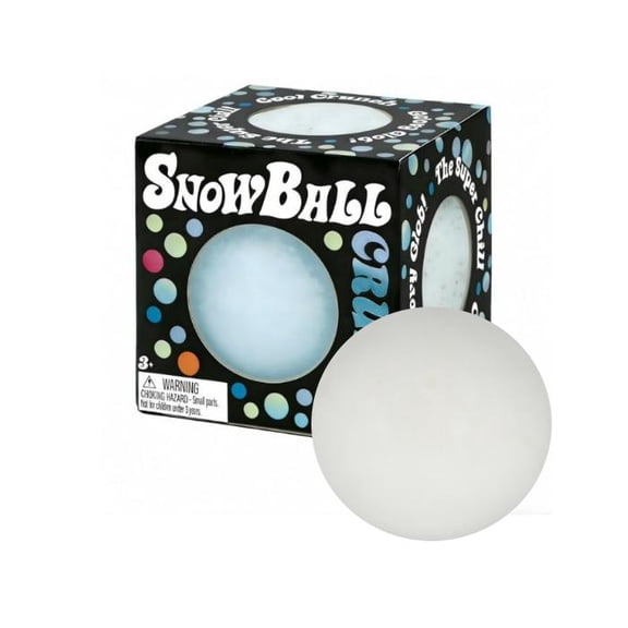 2026 New 2.36" Snowball Squishy Squeeze Ball, Real Snow Feel Stress Balls, Sensory Fidget Toys for Stress Relief, Quick Rebound Stress Toys (White-1PC)