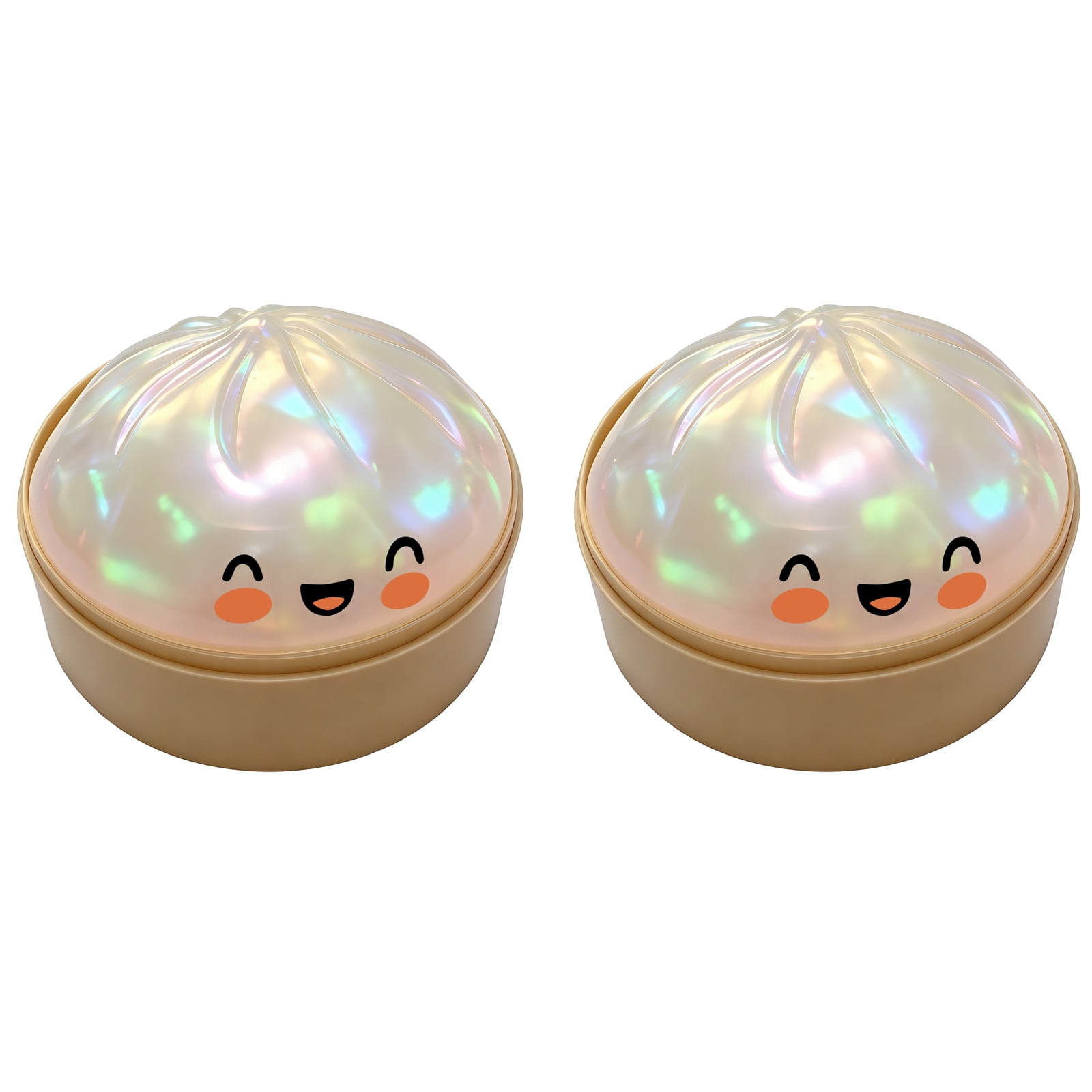 2026 New 2-Pack Realistic Steamed Bun Squishy, Slow Rising Food Sensory ...