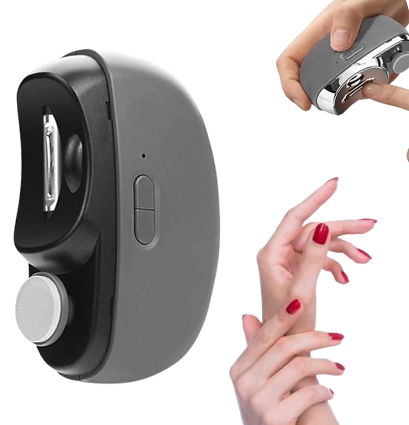 2026 New 3 in 1 Automatic Electric Nail Clipper with Polishing, Two-Speed Adjustment Electric Toe Nail Clippers Nail Cutter with Light  for Baby, Adults, Seniors
