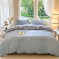 thumbnail image 1 of 2026 New 3 Piece Lightweight Summer Quilt Set Q-Max>0.45 Cooling Blanket for Sensitive Skin Silky Smooth Against Your Skin Perfect for Bed Couch Sofa Summer Ice Blanket 1 Comforter and 2 Pillow Cases, 1 of 6