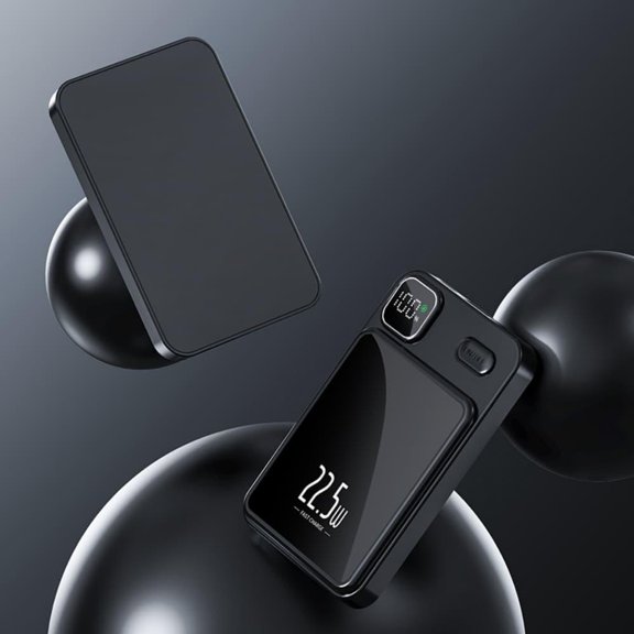 2026 New 30000mA Slim Magnetic Wireless Power Bank with 22.5W Fast Charging for Smartphones, LED Power Display - Tablets & More, Wireless Charger, for Mother's Day & Father's Day Gift