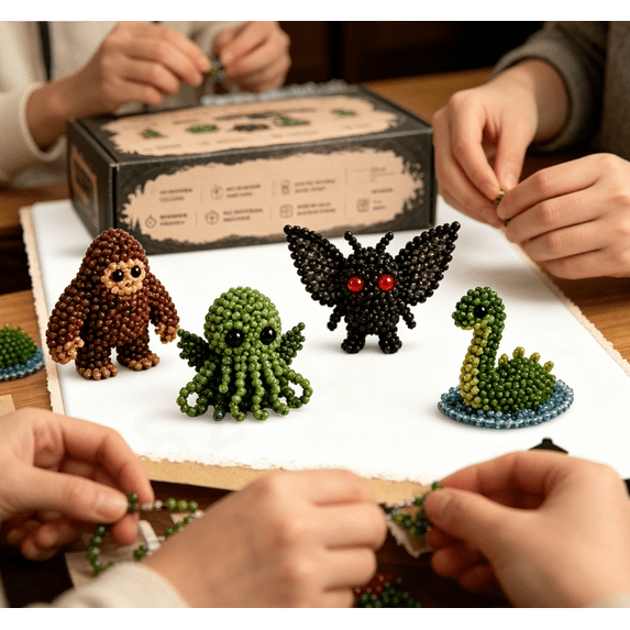 2026 New 3D Beaded Animal Kit, Complete Beading Craft Set with Colorful ...