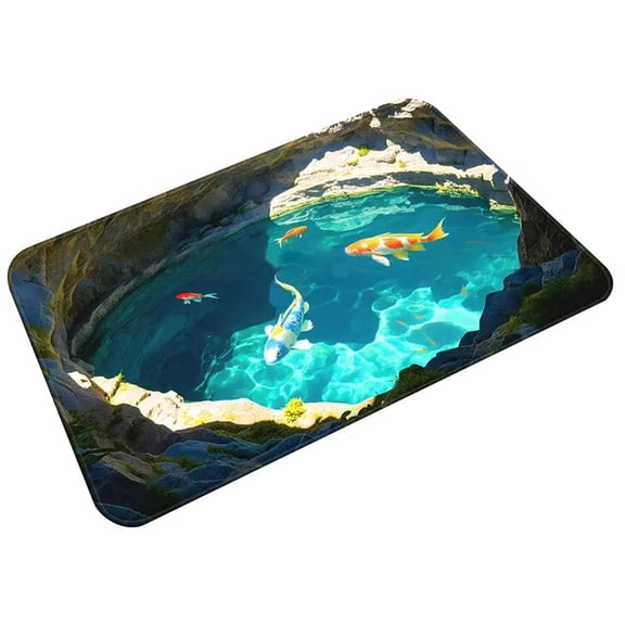 2026 New 3D Hole Rug,3D H-ole Illusion Rug,Rugs That Look Like A Holes,Bottomless Pit Door Mat Indoor Outdoor Entrance, Holes Rugs Trippy Hole for Stairs, Playroom Living Room