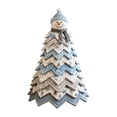 thumbnail image 1 of 2026 New 3D Quilted Fabric Christmas Tree Kit, DIY Patchwork Craft Set for Beginners, Hand‑Stitched Tabletop Xmas Decor for Mantel Shelf Office Holiday Display(E), 1 of 6