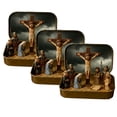 thumbnail image 1 of 2026 New 3PCS Mini Christmas & Easter Nativity Set in a Tin Box - Mini Easter Jesus Classic Scenes - Small Pocket Nativity Sets & Figures, Easter Decoration Indoor for Home Gifts Decor, 1 of 6