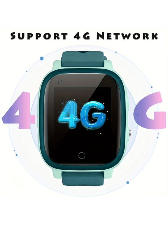 2026 New 4G Kids Smart Watch with GPS Anti-Lost SOS Call WiFi, Safe Interactive Wrist Watch, Birthday Christmas Holiday Gift for Boys Girls