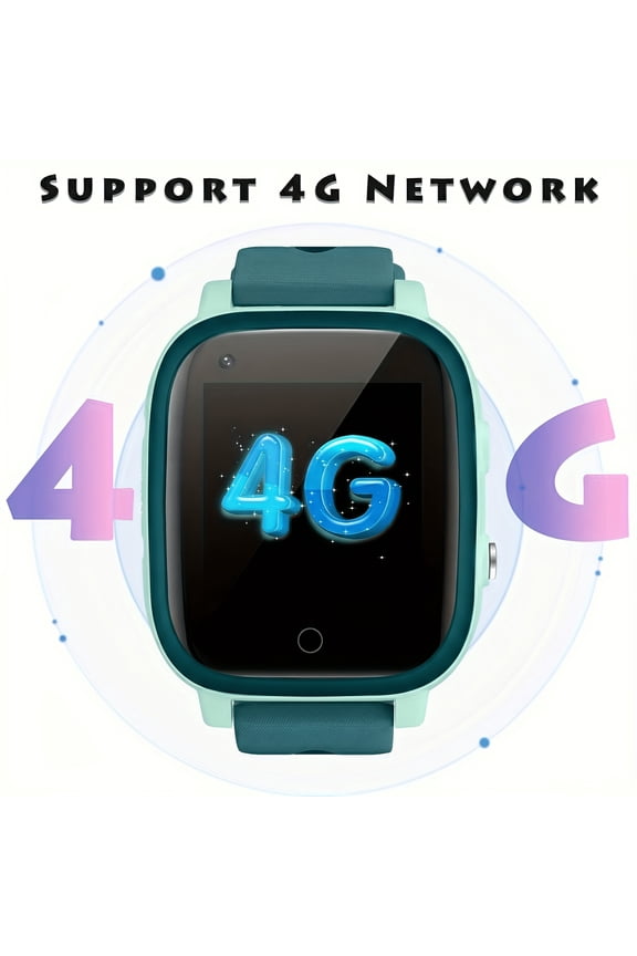 2026 New 4G LTE Kids Smart Watch GPS Anti-Lost SOS WiFi Location Tracker Safe Interactive Birthday Christmas Holiday Gift for Boys Girls