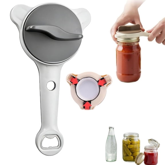 2026 New Adjustable Jar Opener, Jar Openers For Seniors, Bottle Openers For Seniors, Multi-function Jar Opener for Senior & Arthritis Sufferers, Kitchen