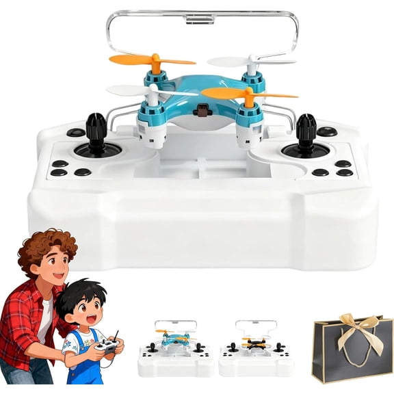 2026 New All-Ages Mini Drone With Easy Stunt Flights - 360°Tricks, Beginner Friendly Stunt Flyer, Mini Drone Beginner - Special Effects  Rotation For Boys Girls (Blue)