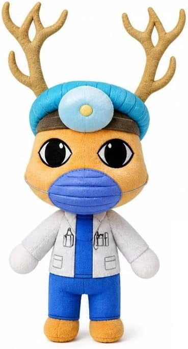 2026 New Animal Hospital Plush, 10inch Cute Dr. Harlow Plushies Toy for Horror Game Fans Gift, Birthday Christmas Choice for Kids Adults