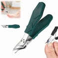 thumbnail image 1 of 2026 New Anti-Splash 25° Slant Edge Nail Clipper, Wide Jaw Opening Anti-Splash Slanted Nail Clipper, Long Toenail Clippers for Thick and Ingrown Nails (Green), 1 of 7
