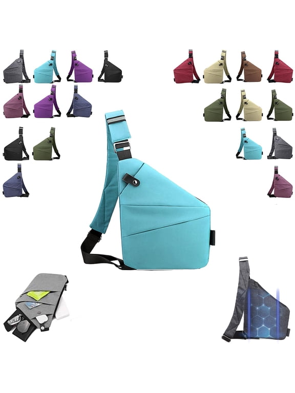 2026 New Anti Theft Crossbody Bag Anti Theft Travel Bag Travel Crossbody Bags Left or Right Shoulder Bags for Women Men