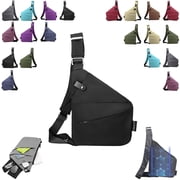 Anti Theft Crossbody Bag Anti Theft Travel Bag Travel Crossbody Bags Left or Right Shoulder Bags for Women Men