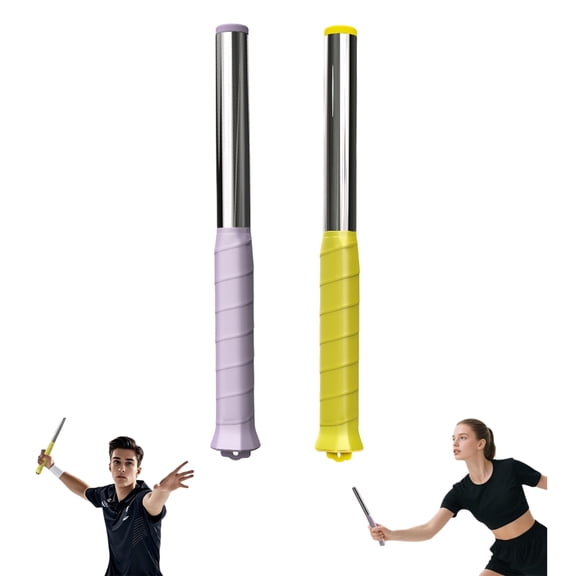 2026 New Badminton Swing Trainer with Magnetic Resistance and Non-Slip Handle, and Sound Feedback, Suitable for Practicing Swings and Improving Technique Two-pack