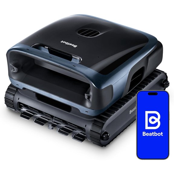 (2026 New) Beatbot Sora 70 Pool Vacuum Robot, 360 Top-to-Bottom Cleaning, Smart Surface Parking, 6L Capacity, 6800GPH Super Power for Above & In-Ground Pools Up to 3,200 sq. ft, Midnight Blue