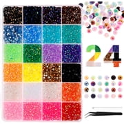 2026 New Bedazzler Kit with Rhinestones, Multi-Purpose Bedazzling Kit With Glue, Resin Jelly Flatback Gems Bedazzling Kit, Colorful 3mm Rainbow Rhinestones for Nail Art and Fashion