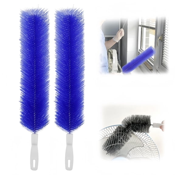 2026 New Bendable Microfiber Head,  Fan Cleaner Brush Reusable Dust Remover Washable ideal for Electric Fans Air Conditioning, Home Car Vents, Curtain