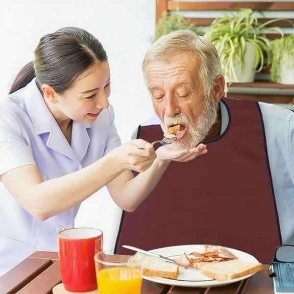 2026 New Bib For Adults Men Women Eating Cloth For Elderly Seniors And Disabled Adjustable Bib Clothing Protectors Washable