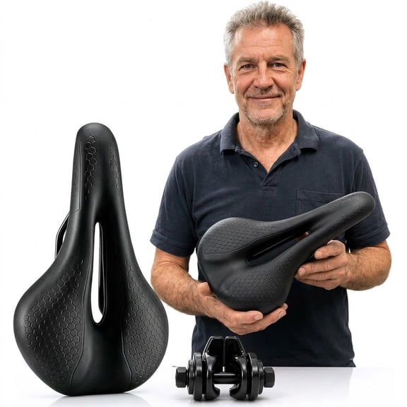 2026 2PC New Ascent Bike Saddle 2.0 – Bike Seat Cushion, Ergonomic ...