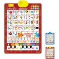 thumbnail image 1 of 2026 New Bilingual Talking Wall Chart for Kids,English and Spanish Wall Chart for Kids,Toddler Learning Poster Ages 2-6, 1 of 6