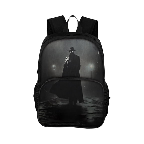 2026 New Black Hero Backpack - Large Capacity Schoolbag, Back to School Gifts, Cartoon Students Shoulder Bags, Lightweight Backpack for Students and Fans #I