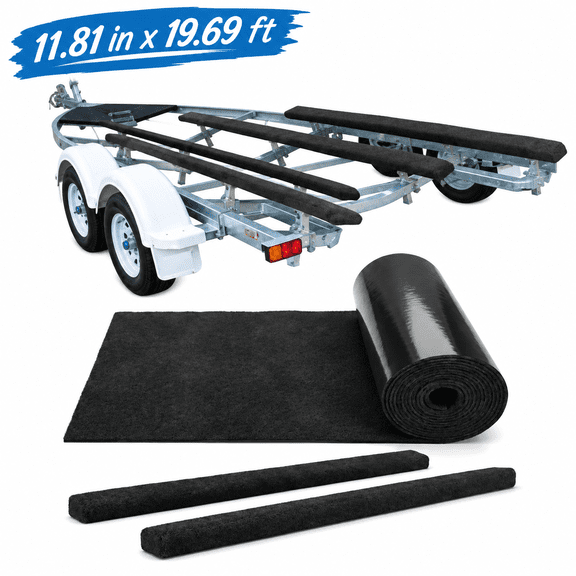 Renyuanyuan Marine Boat Trailer Bunk Carpet, 11.81 in x 19.69 ft, for Jet Ski Ramps