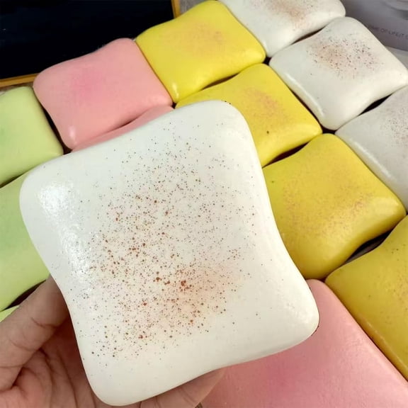 2026 New Bread Butter Squishy, Squeeze Ball Realistic Butter Stick Soft Squeeze Cute Desk Fidget Gift, Upgrade Cheese Bread Butter Squishy Stress Relief Fidget0