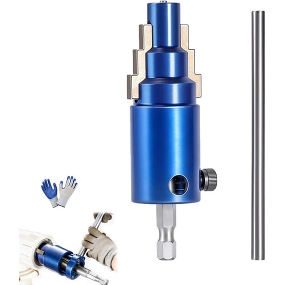 2026 New Broken Pipe Extractor Tool - Broken Valve Extractor Tool with 40CRV Steel Hex Shank for 1/2", 3/4", 1", Internal Pipes Wrench For Removes Damaged Faucet Bolts (A#)