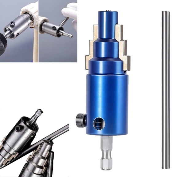 2026 New Broken Pipe Extractor Tool, Internal Pipes Wrench for 1/2", 3/4", 1", Broken Valve Extractor Tool with 40CRV Steel Hex Shank, Pipeline Extraction Tools, for Faucet Bolts & Angle Valves