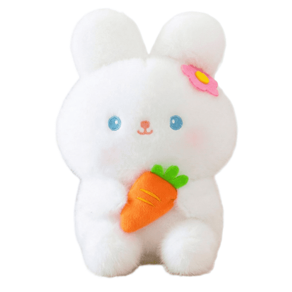 2026 New Bunny Plush Doll , 8.6" Soft Bunny Stuffed Animal Cartoon Characters, Cute Cuddly Companions for Girls Boys, Birthday Gift Bedroom Decor, Huggable Fabric Dolls A