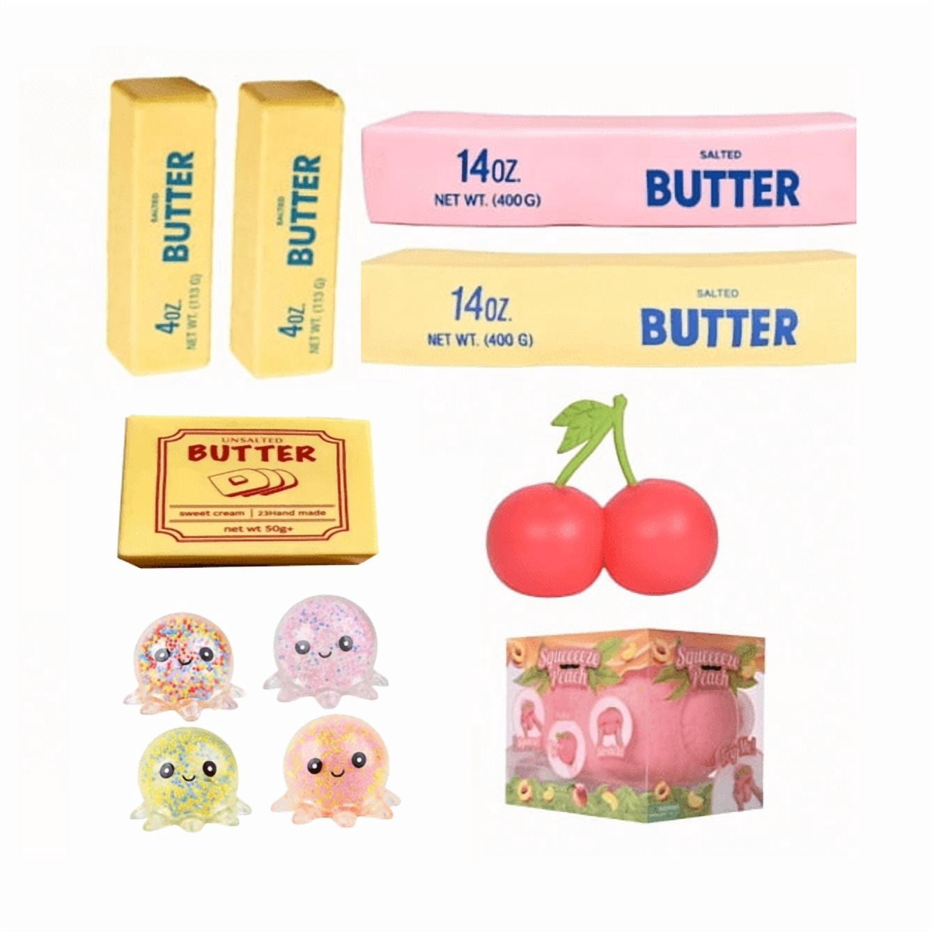 2026 New Butter Squishy 14oz Jumbo Squishy Stick of Butter
