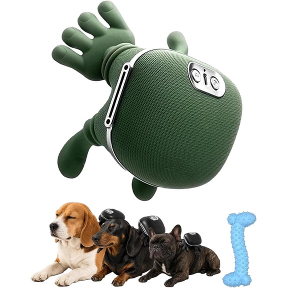 2026 New Calming Pet Massager,Dog Electric Massager with Automatic Hands,Wireless Deep Kneading Dog Shoulder Neck & Back Massager with Soothing Warmth for Dogs Cats,7 in USB-C