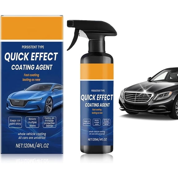 2026 New Car Coating Quick Effect Spray, Advanced Auto Restore Wax with Ceramic Paint Shine & Protection