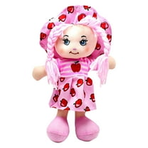 2026 New Cartoon Doll Plush Toys, Stuffed Animals Toys Cartoon Doll Soft Pillow Toys, 9.8" Playable Plush Toy, Cute Cotton Filling, Birthday Gifts for Holiday Xmas Easter for Friend (9.85", Pink)