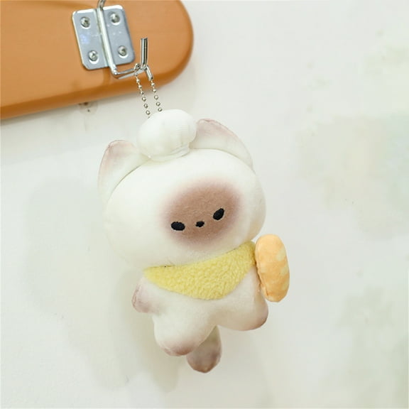 2026 New Cat Plush Toys Hanging, Stuffed Animals Toys Cat Soft Pillow Toys, Cute Baked Bread Little Red Book Doll Hanging, Best Birthday Gifts for Holiday Xmas Easter for Friend and Family (Cat, A)
