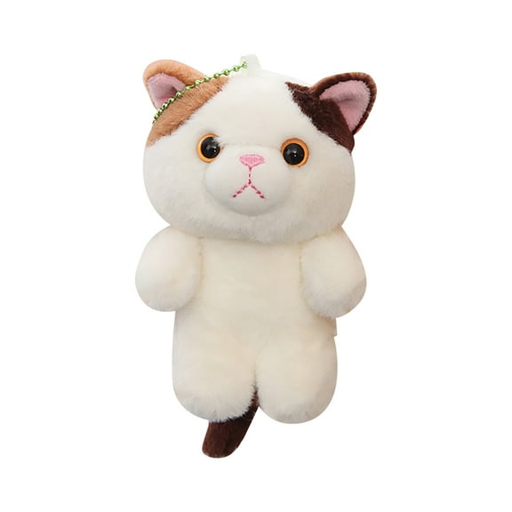 2026 New Cat Plush Toys, Stuffed Animals Toys Cat Soft Pillow Toys, Plush Toy Birthday Gift Forest Animal Jungle, Best Birthday Gifts for Holiday Xmas Easter for Friend and Family (Cat, Yellow)