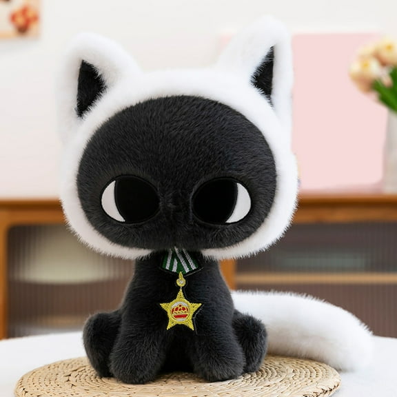 2026 New Cat Plush Toys, Stuffed Animals Toys Cat Soft Pillow Toys, Star Moon Medal Plush Toy Doll Cartoon, Best Birthday Gifts for Holiday Xmas Easter for Friend and Family