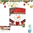 thumbnail image 1 of 2026 New Christmas Chair Covers,Christmas Themed Chair Cover for Dining Chairs,Cute Christmas Chair Decor Decorations for Banquet Kitchen Holiday Party Decor (B), 1 of 8