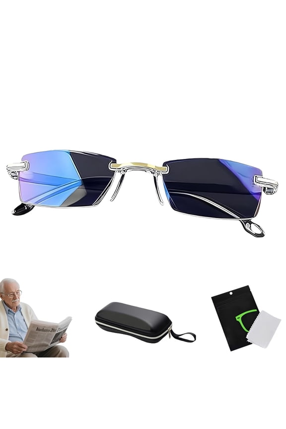 2026 New Clarity Blue Auto Focus Glasses Self Adjusting Women Clarity Auto Focus Glasses Men Intelligent Dual Focus Glasses