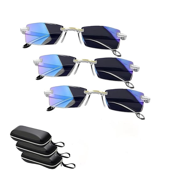 2026 New Clarity Blue Auto Focus Glasses Self Adjusting Women Clarity Auto Focus Glasses Men Intelligent Dual Focus Glasses