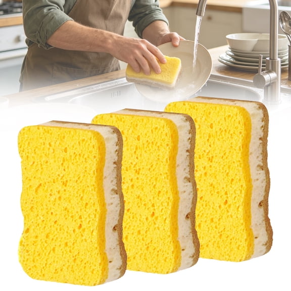 2026 New Cleaning Sponges Eraser, 5 Different Styles Kitchen Magic Cleaning Sponge, Stone Pot Clean Brush, Pot Scrubber Scouring Pad, Multi Functional Eraser Shower & Tub Scrubber Sponge for Floor,B