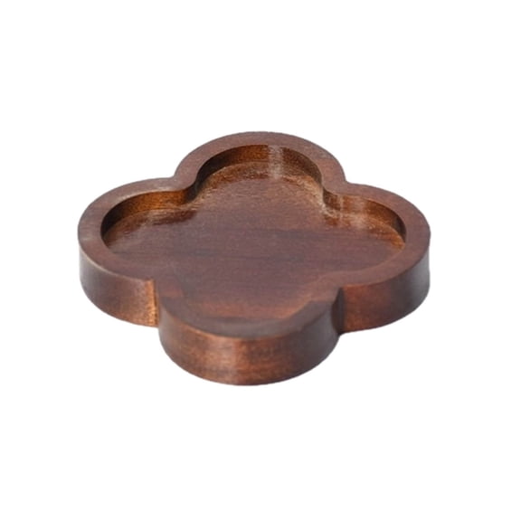 2026 New Clearance Decor Black Walnut Tray for Gongfu Cloud Shaped Wooden Te A with Design