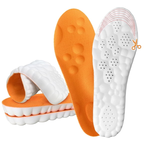 2026 New Cloud Insole Insoles for Men & Women, Comfortable & Breathable Massage Shoe Inserts with Arch Support for Foot Pain & Fatigue
