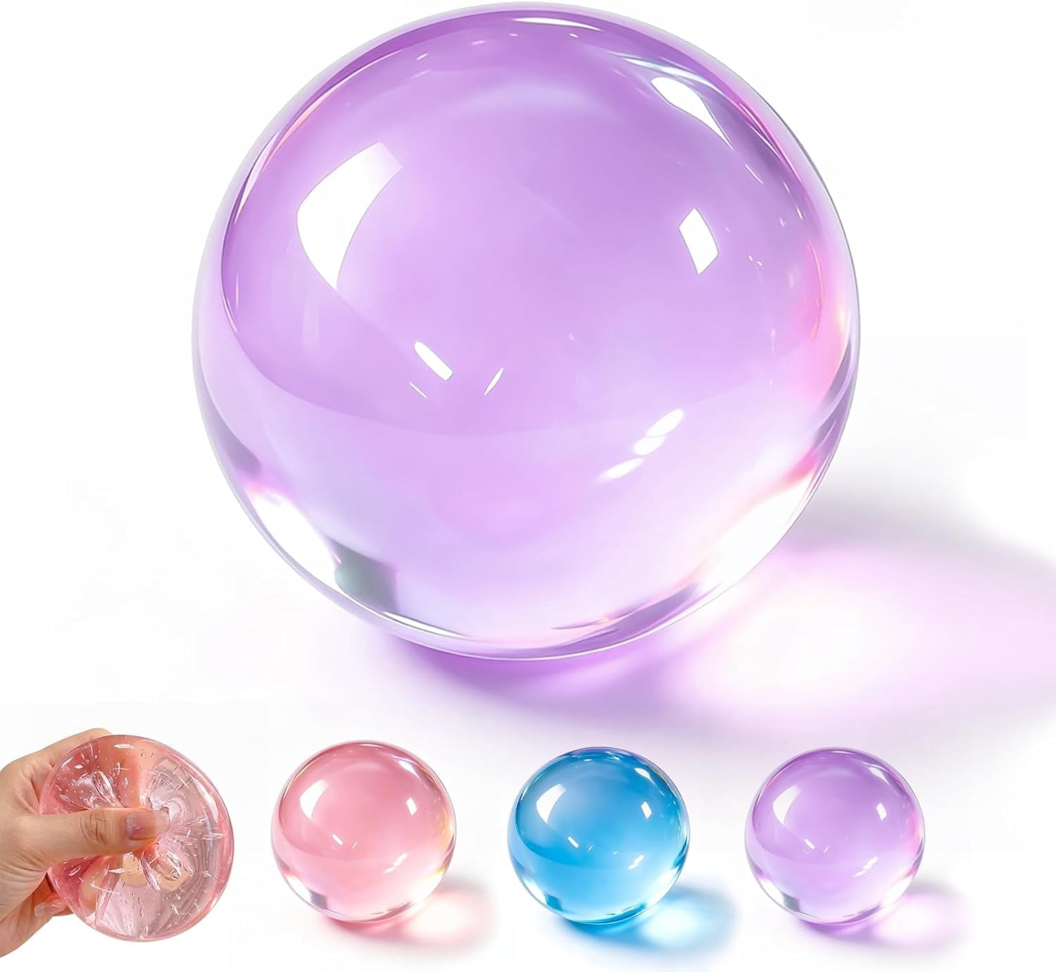 2026 New Coconut Oil Stress Ball, Squishy Slow-Rising Squeeze Ball, Odorless Non-Sticky Portable for Office Study Home