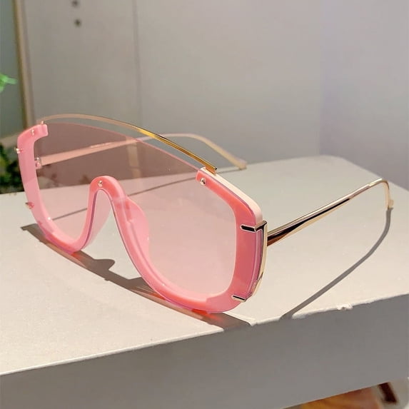 2026 New Colorful Personalized Large Frame Fashion Sunglasses for Women Street Style Trendy Sunglasses for Men