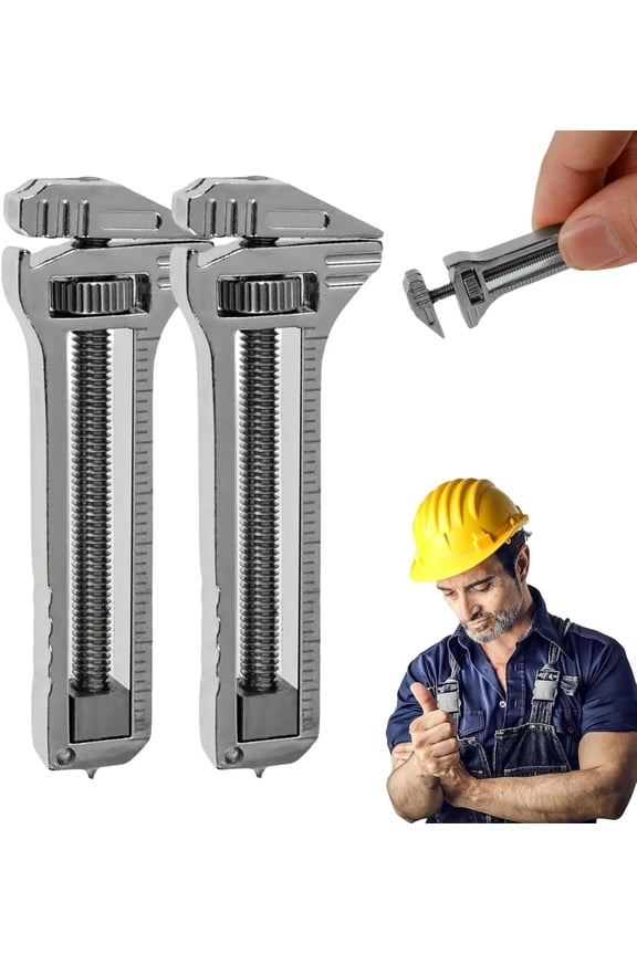 Compact Titanium Multitool,Portable Mini Multitool Wrench, 2026 New Portable Keychain Multitools for Travel Hiking Fishing, Bottle Opener and Nail Puller