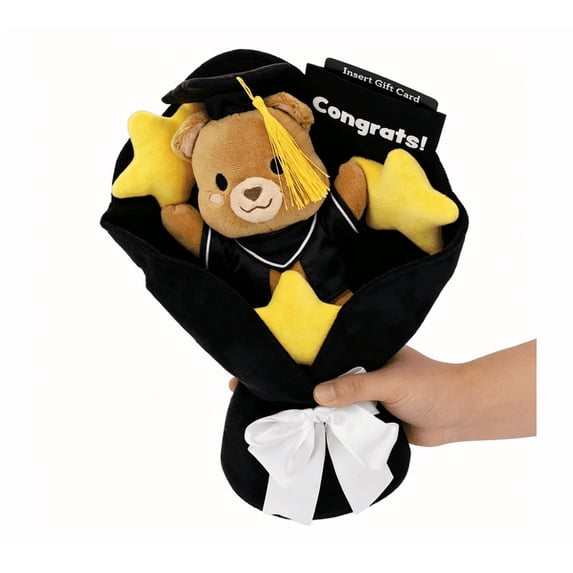 2026 New Congrats Teddy Bear Bouquet Plush Gift Card Holder, Graduation